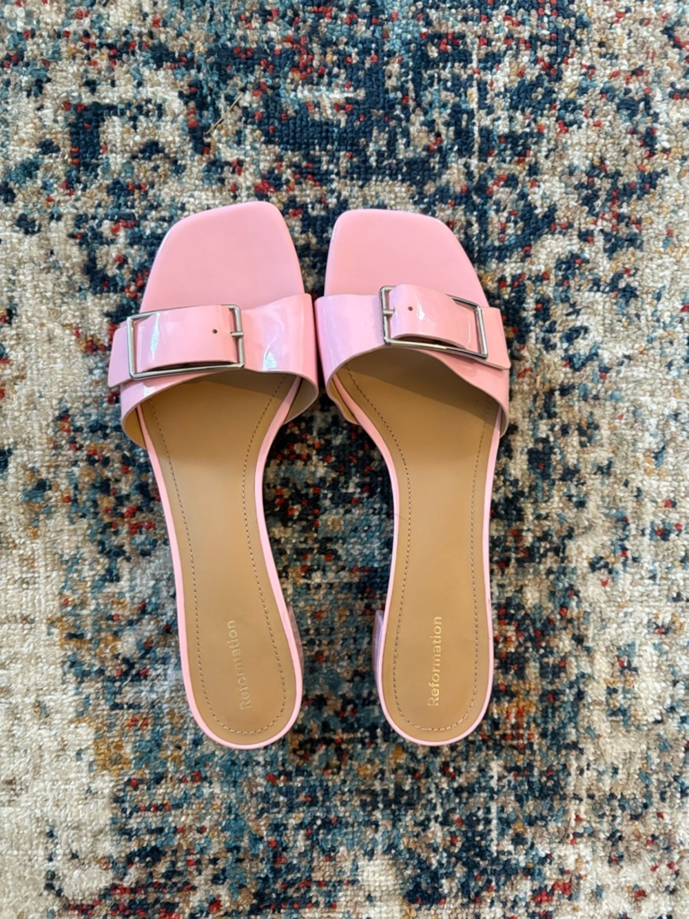 Reformation Adria Block Heeled Sandal
